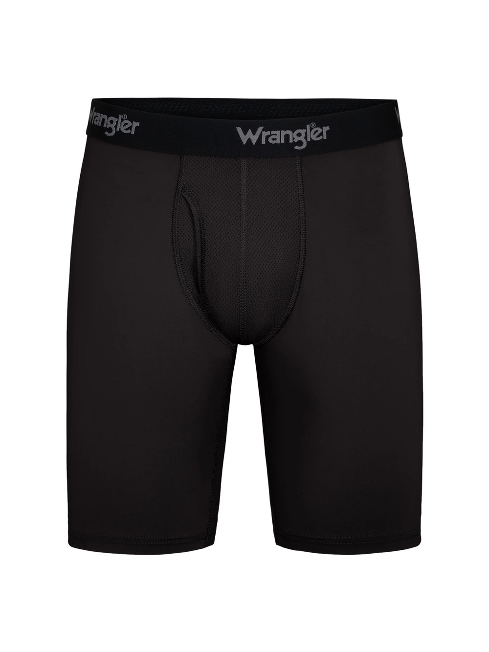 Wrangler Black Performance Long-Leg Boxer Briefs